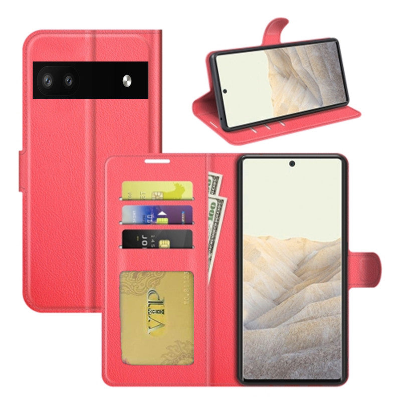 Leather Folio Wallet Case for Google Pixel 6a Leather Folio Wallet Case for Google Pixel 6a